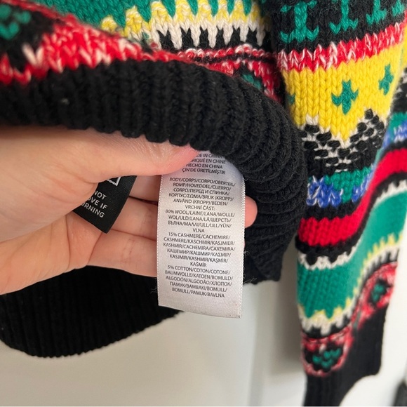 Polo Ralph Lauren Absract Fair Isle Sweater - Picture 6 of 6